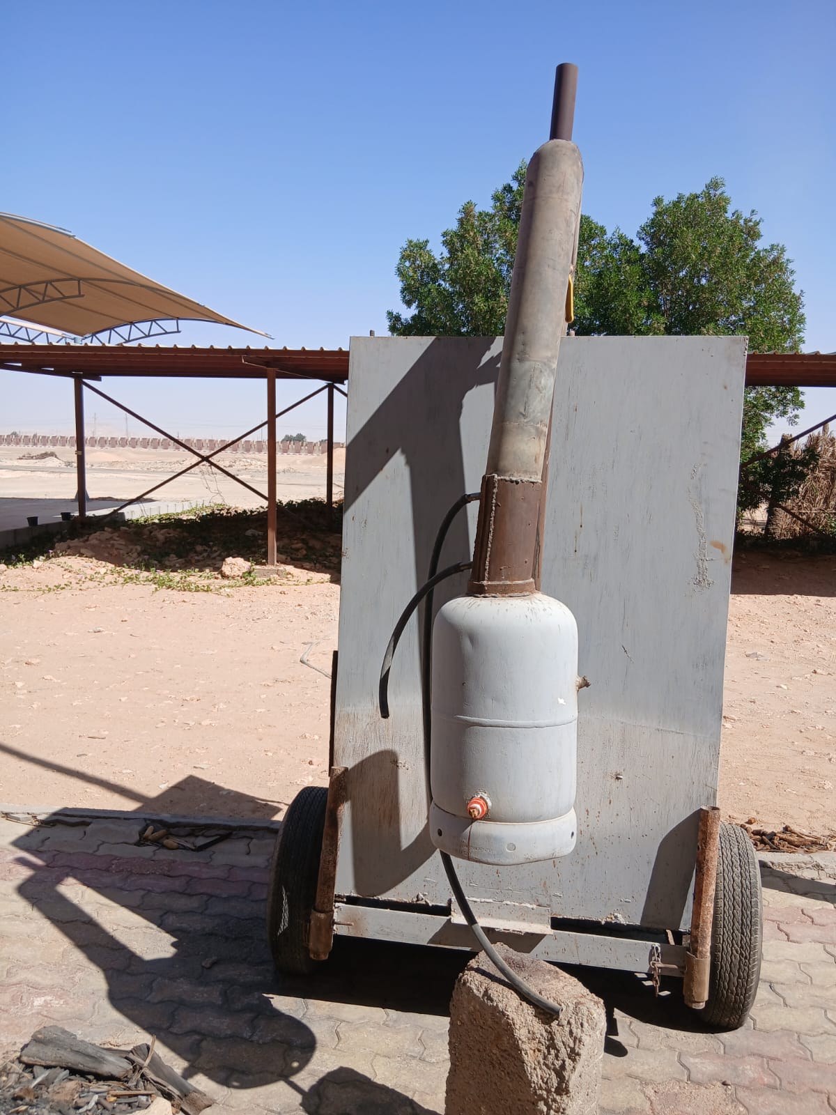 biochar producing unit